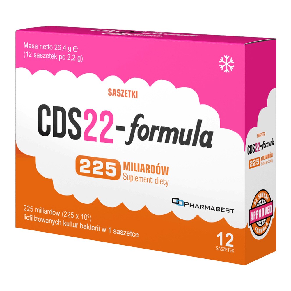 CDS22-Formula 225 miliardów (dawniej Vivomixx 225), proszek do sporządzania zawiesiny doustnej, 12 saszetek