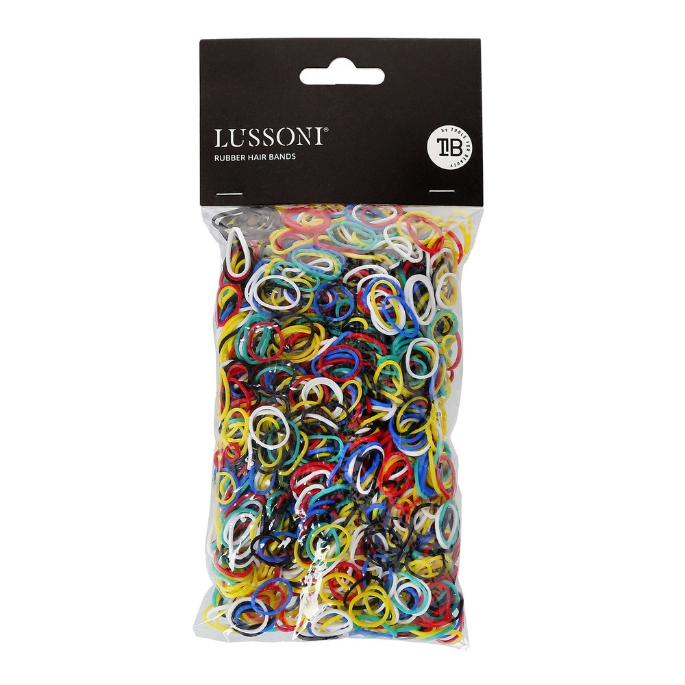 LUSSONI Gumki do warkoczyków, 15mm, 100g