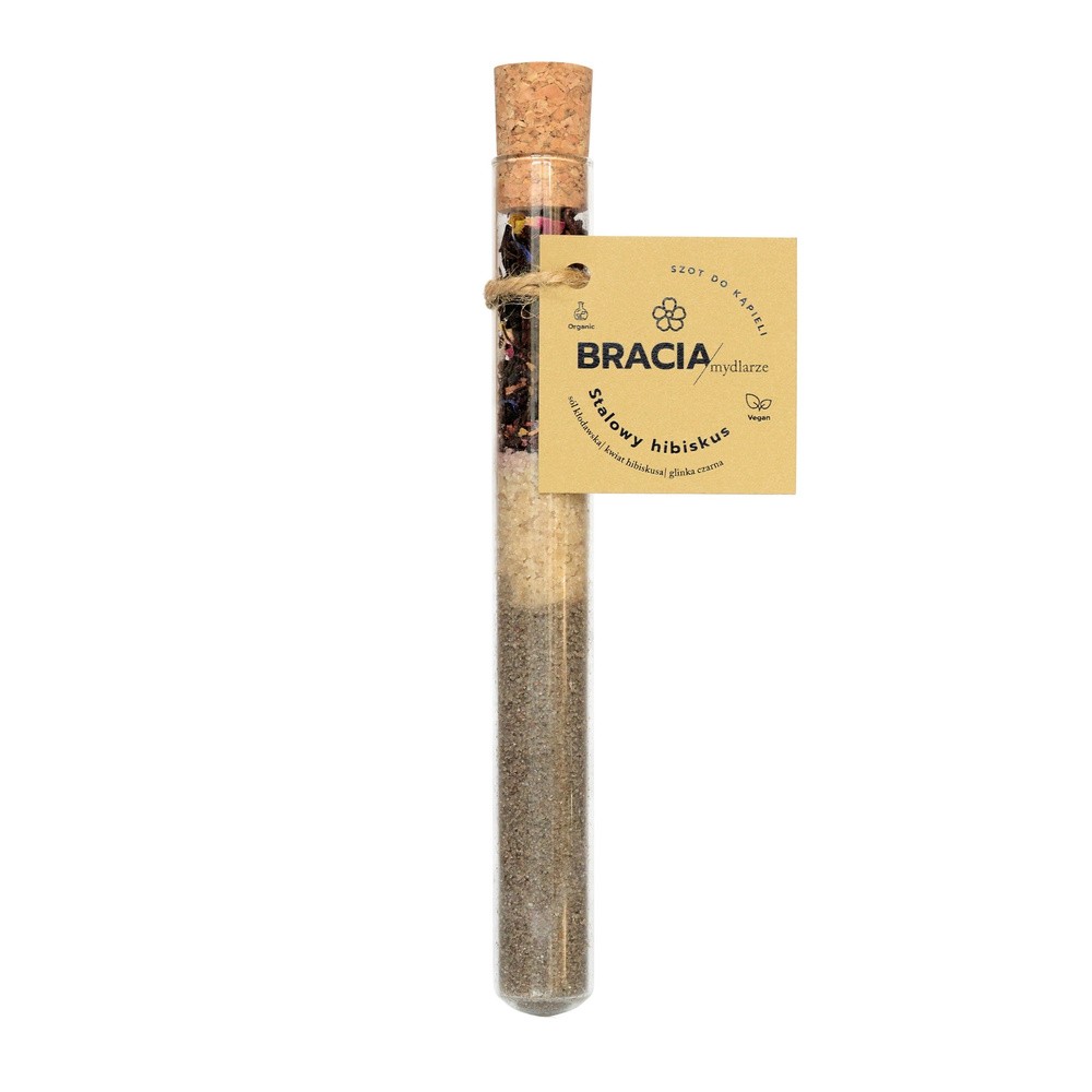 Stalowy Hibiskus Szot do kąpieli Bracia Mydlarze