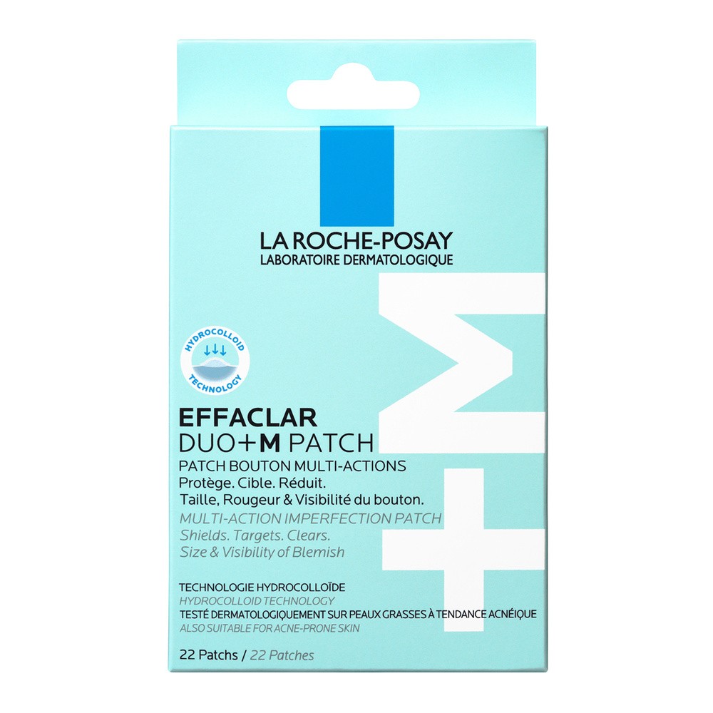 La Roche-Posay Effaclar Duo+M, wielofunkcyjne plasterki na pryszcze, 22 sztuki