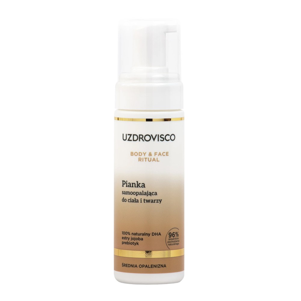 Uzdrovisco Body&Face Ritual, pianka samoopalająca, do ciała i twarzy, 150 ml