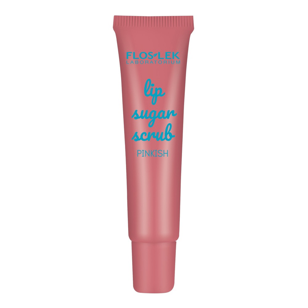 Flos-Lek Lip Care, peeling cukrowy do ust, pinkish, 14 g