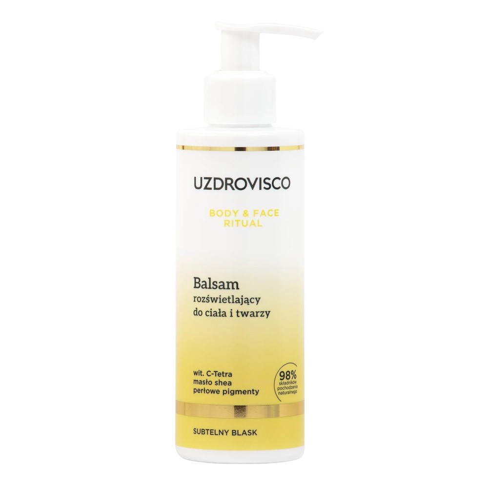 Uzdrovisco Body & Face Ritual balsam rozświetlający do ciała i twarzy 200ml
