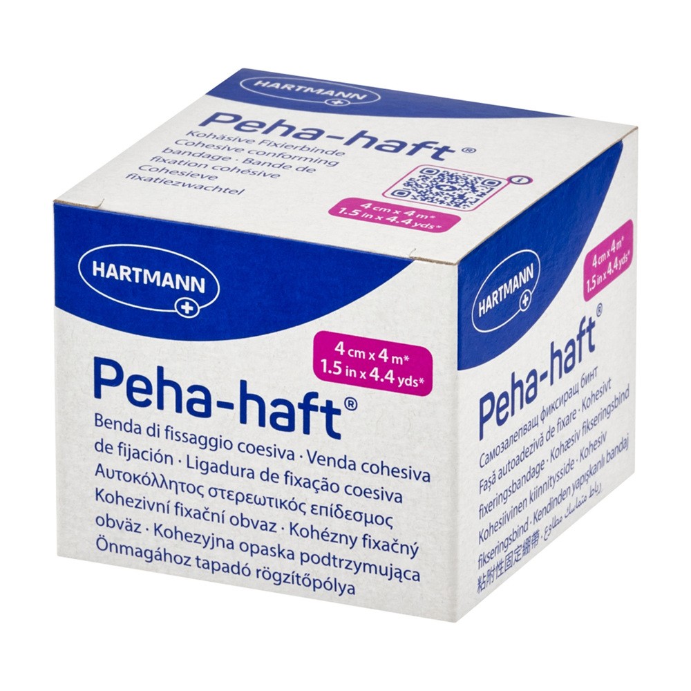 Peha-Haft kohezyjna opaska podtrzymująca 4 cm x 4 m, 1 sztuka