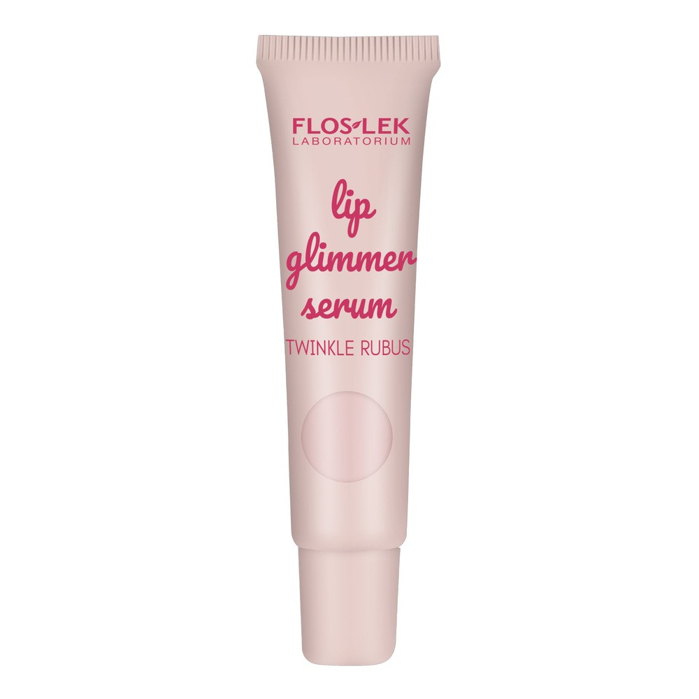Flos-Lek Lip Care Glimmer, serum do ust, twinkle rubus, 14 g