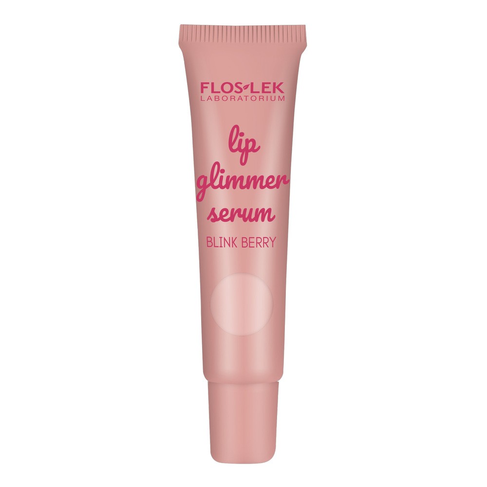 Flos-Lek Lip Care Glimmer, serum do ust, blink berry, 14 g