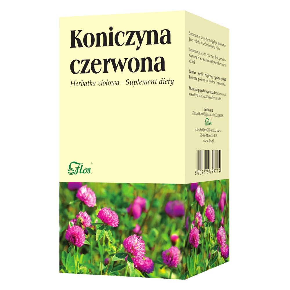 Koniczyna czerwona  25 x 1,5 g FLOS