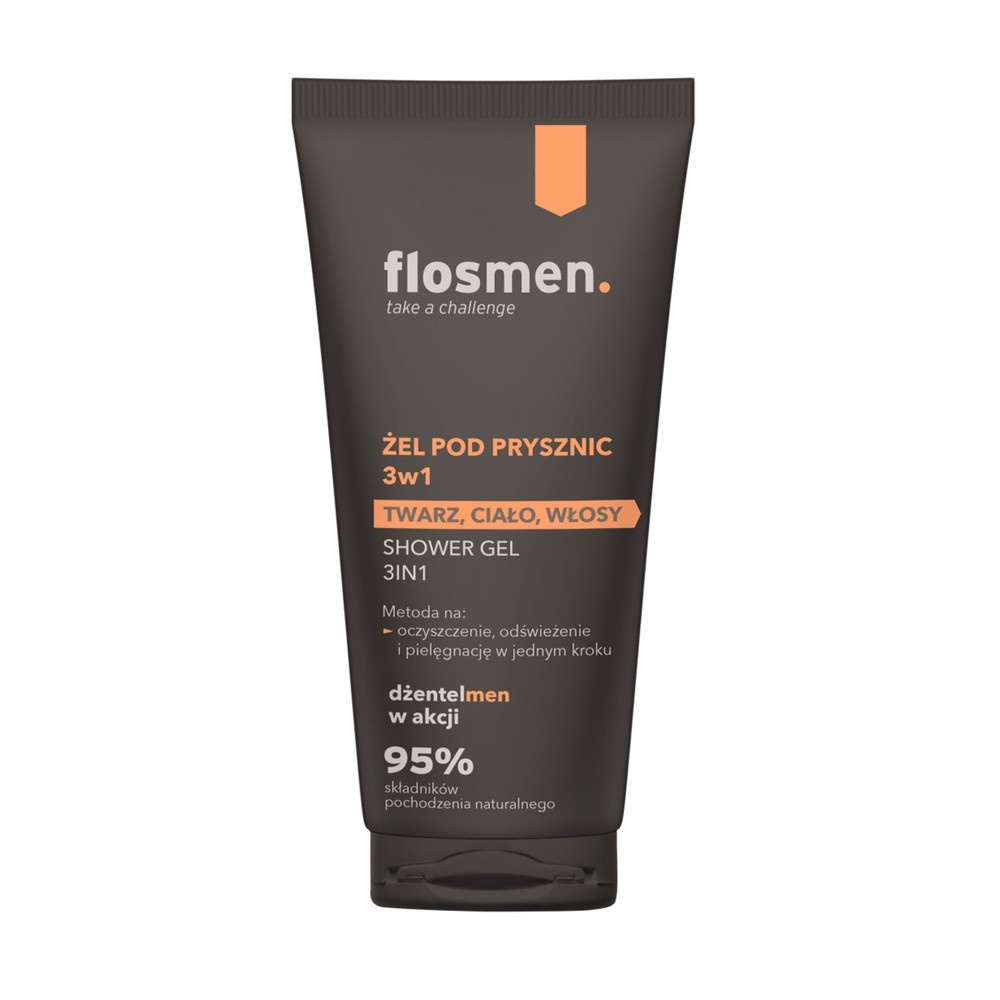 FLOSMEN Żel pod prysznic 3w1 225 ml