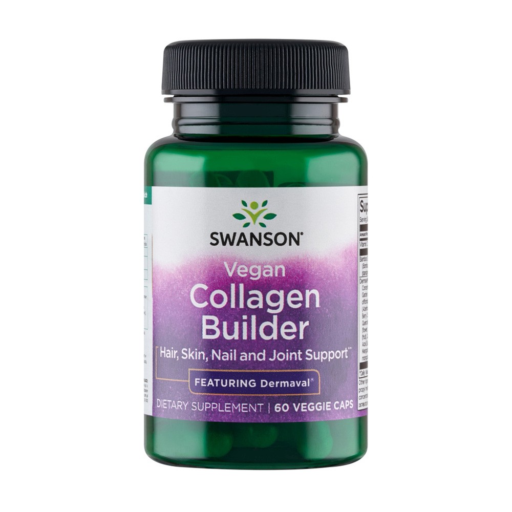 Swanson Vegan Collagen Builder, 60 kapsułek wegetariańskich