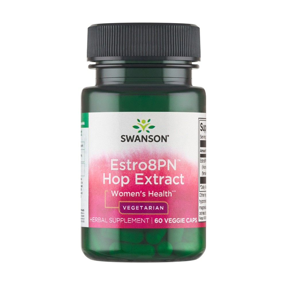 Swanson Estro8PN Hop Extract 10 mg Kapsułki, 60 szt.