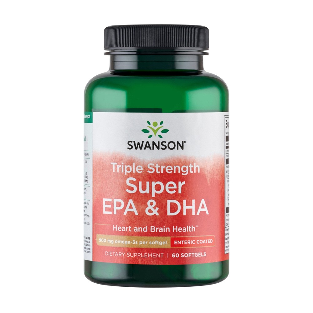 SWANSON Triple Strength Super EPA & DHA 900mg 60 kaps. SW322