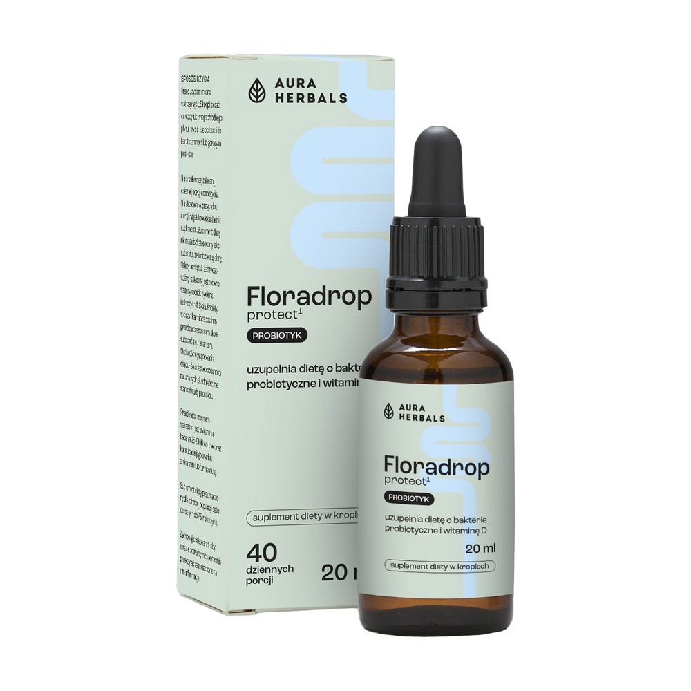 Aura Herbals Floradrop protect, probiotyk, 20 ml