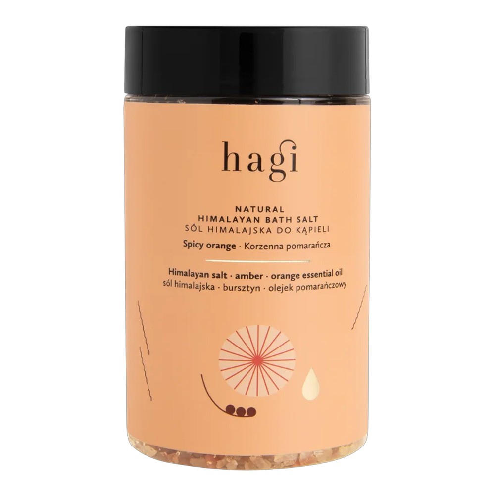Hagi Naturalna sól himalajska do kąpieli Korzenna Pomarańcza 480g