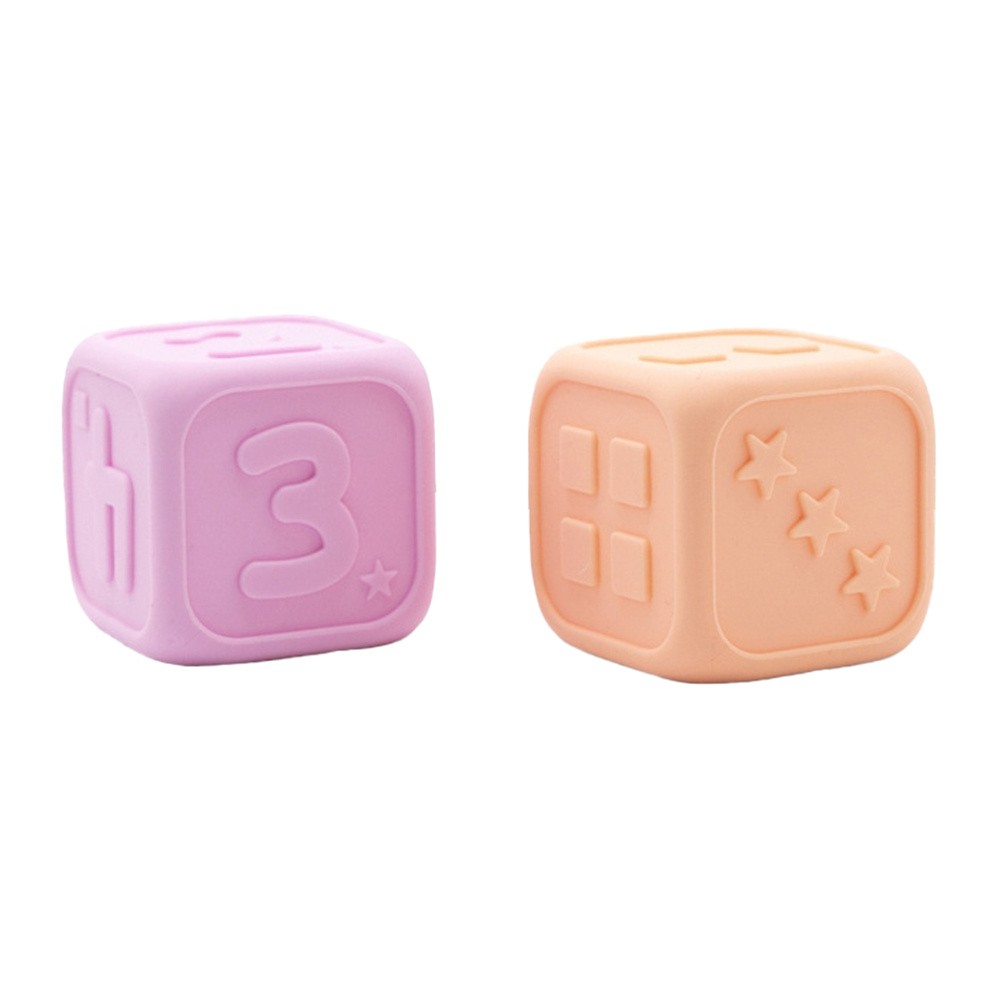 JELLYSTONE DESIGNS Kostki Edukacyjne Guma Balonowa i Brzoskwiniowa Jellystone Designs
