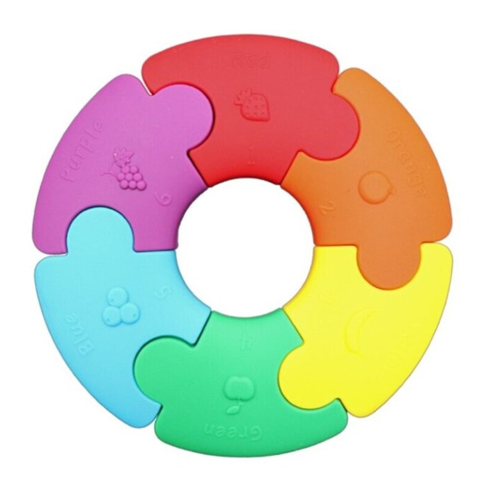 Jellystone Designs Pierwsze Puzzle Sensoryczne, Tęczowe Kółko