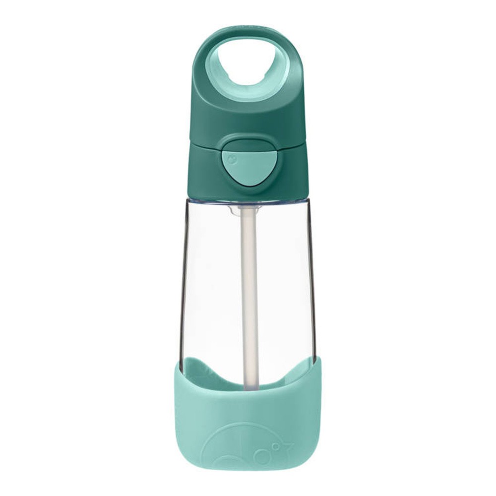 B.Box BABY&TRAVEL Butelka tritanowa ze słomką Emerald Forest 9 m+, 450ml