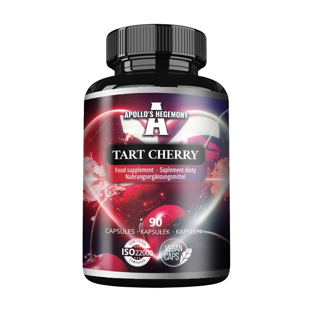 APOLLO'S HEGEMONY TART CHERRY EKSTRAKT Z CIERPKIEJ WIŚNI 90 KAPSUŁEK