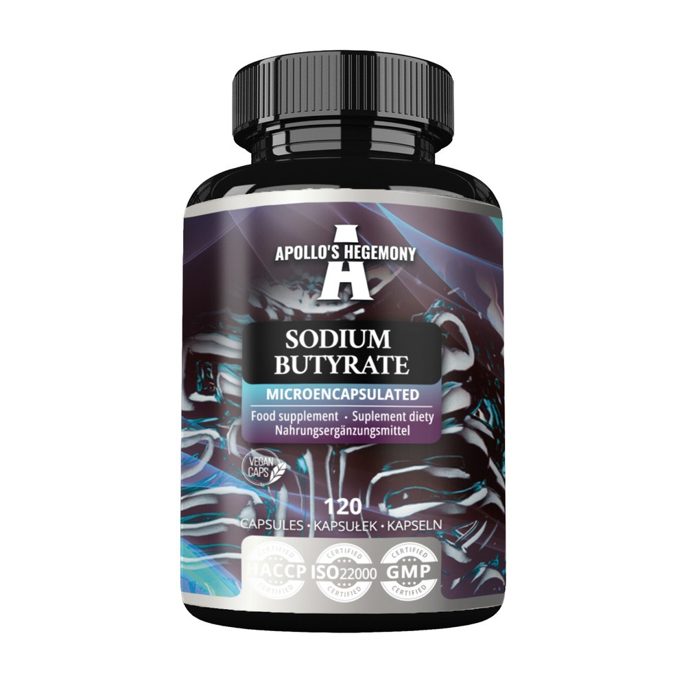 Apollo's Hegemony Sodium Butyrate, 120 kaps.