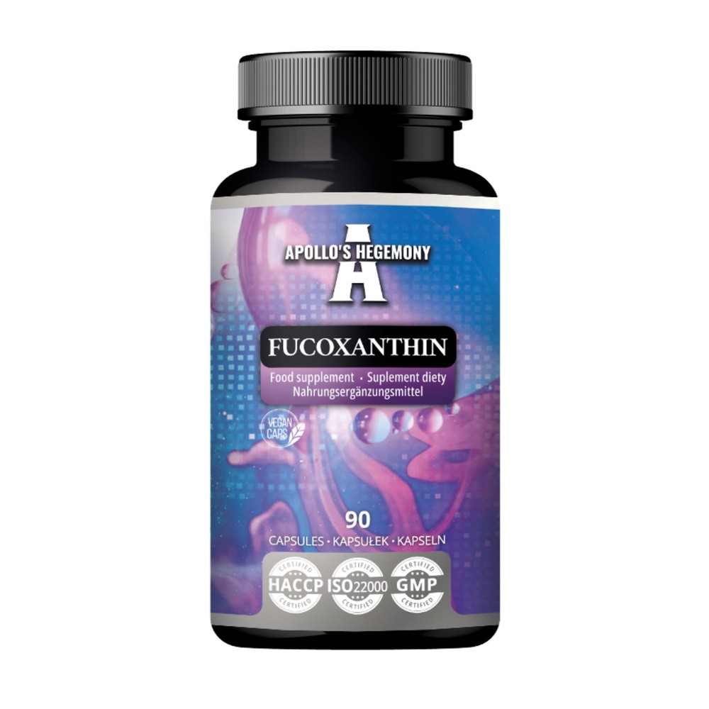 APOLLO'S HEGEMONY FUCOXANTHIN FUKOKSANTYNA Z ALG MORSKICH 90 KAPSUŁEK