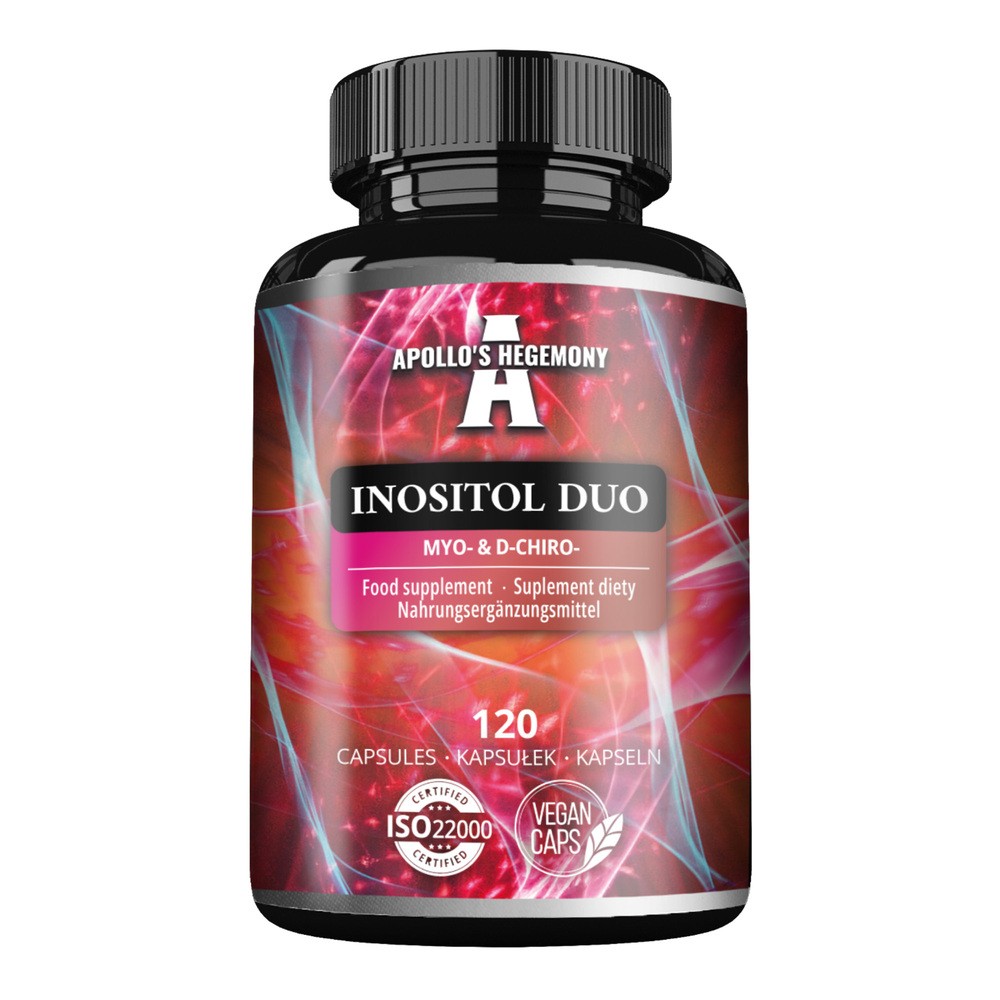 APOLLO'S HEGEMONY INOSITOL DUO MIO-INOZYTOL + D-CHIRO-INOZYTOL 120 KAPSUŁEK