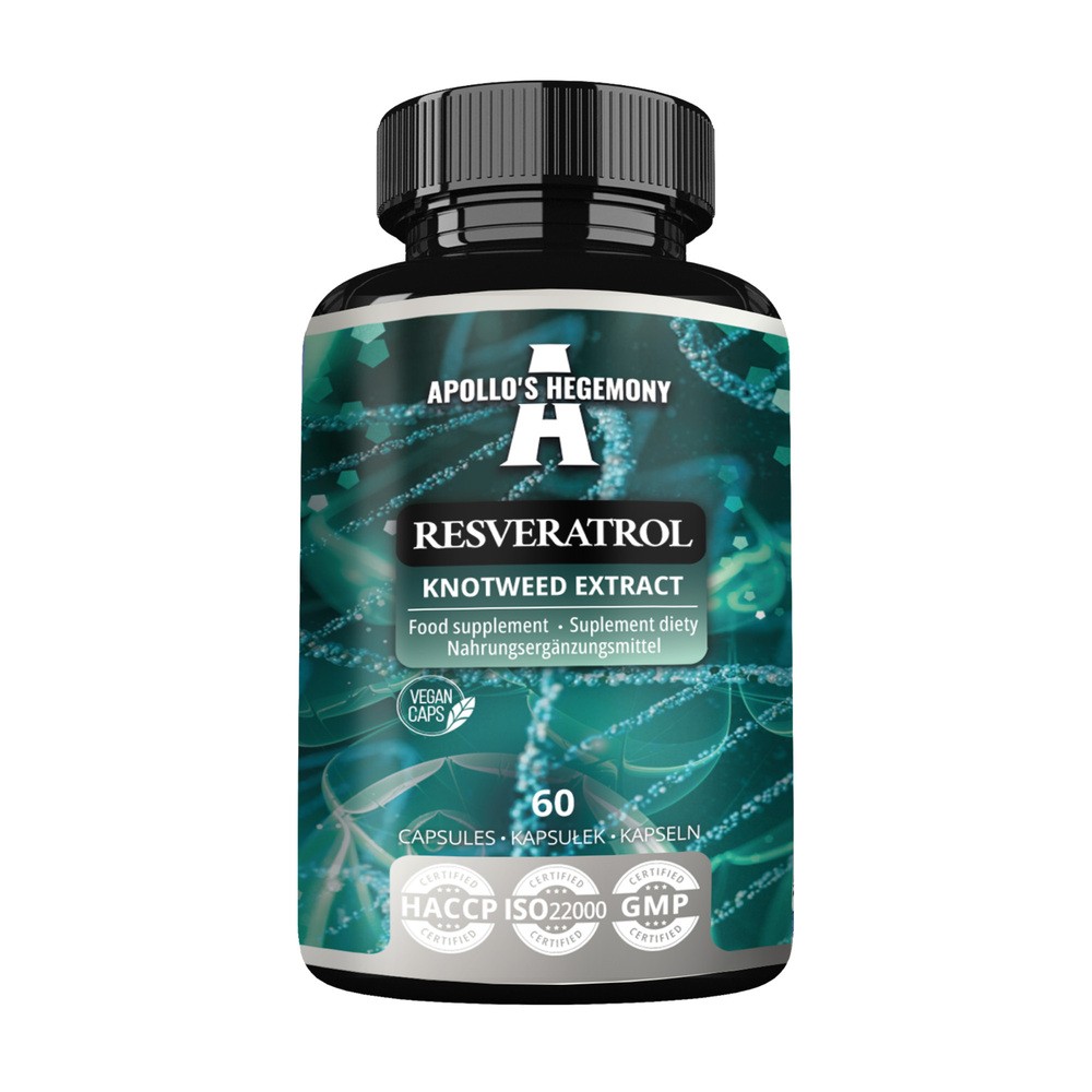 Apollo's Hegemony Resveratrol 250 mg, 60 kapsułek