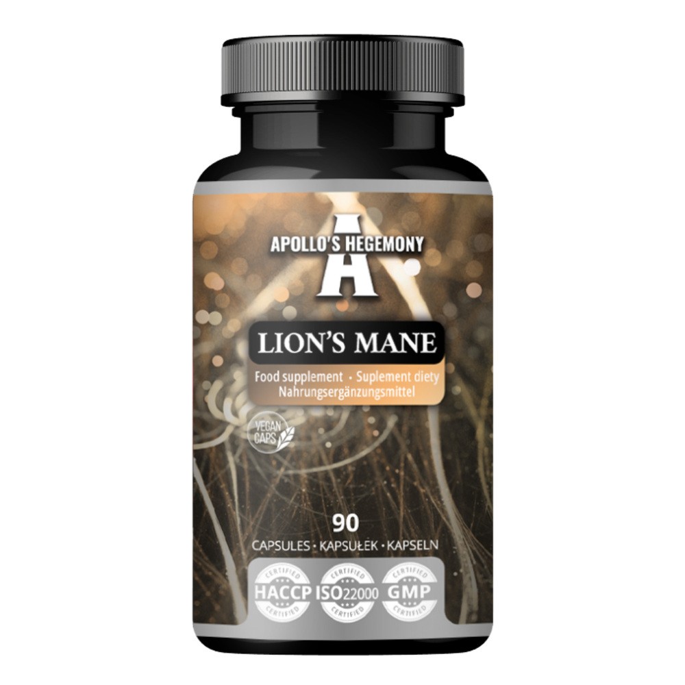 APOLLO'S HEGEMONY LION'S MANE SOPLÓWKA JEŻOWATA 90 KAPSUŁEK
