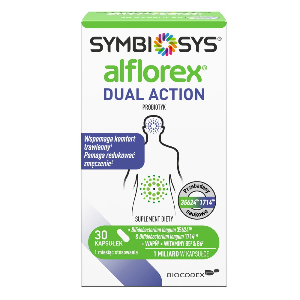 Symbiosys Alflorex Dual Action, 30 kapsułek