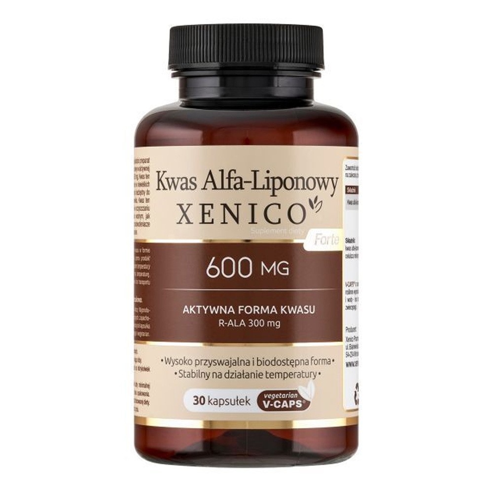 Xenico, Kwas Alfa-Liponowy forte, Suplement diety, 30 kaps.