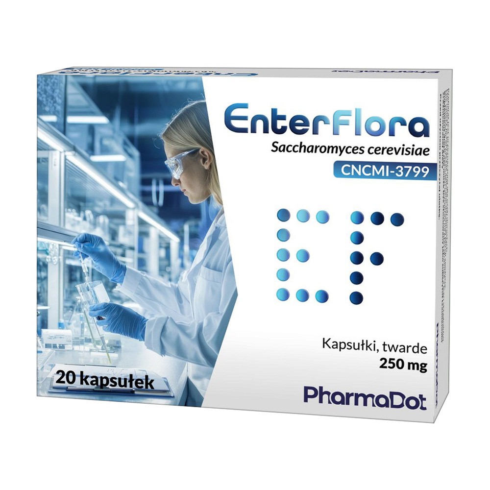 EnterFlora 250 mg, 20 kapsułek
