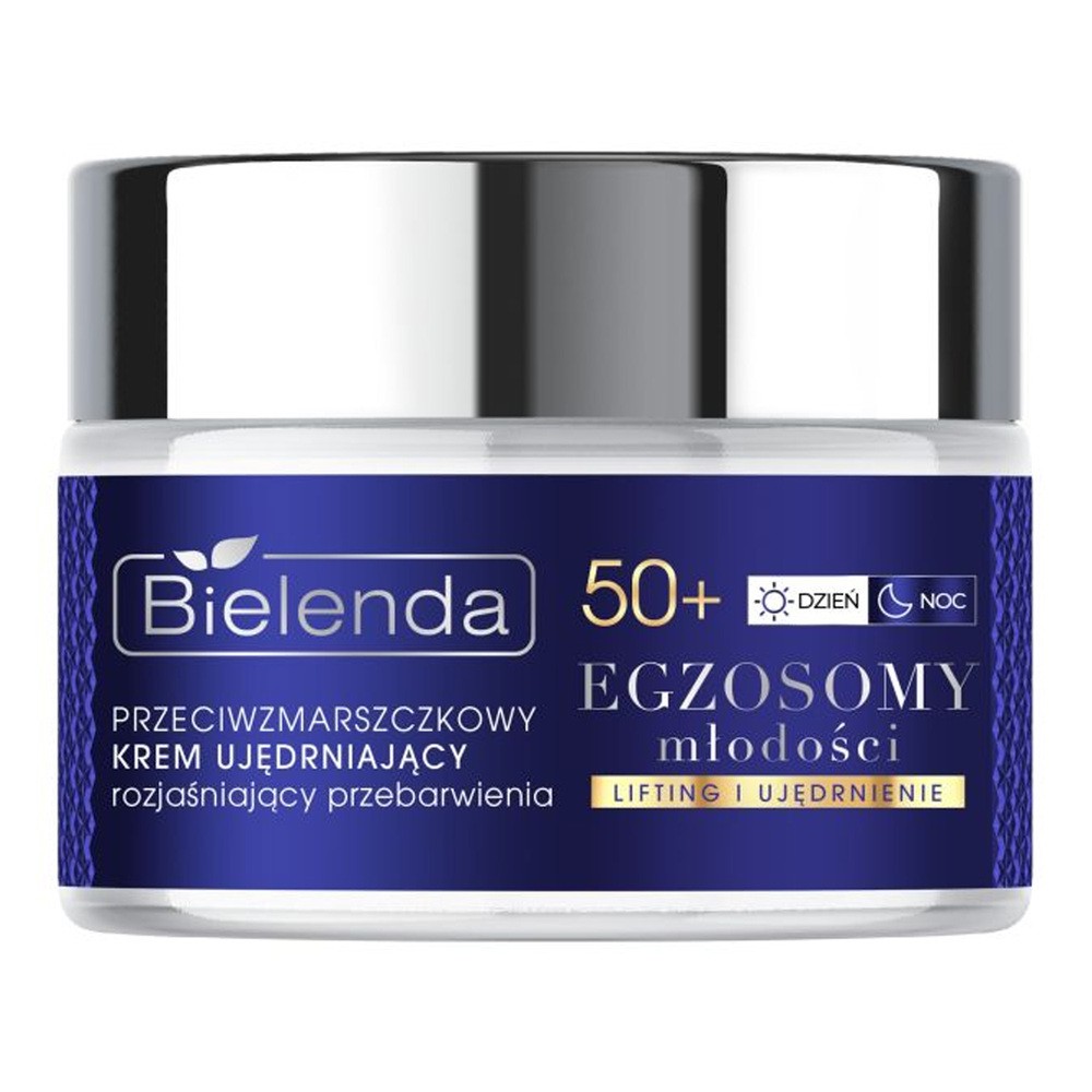 BIELENDA Egzosomy Młodości Przeciwzmarszczkowy krem ujędrniający, rozjaśniający przebarwienia 50+ na dzień i noc 50 ml
