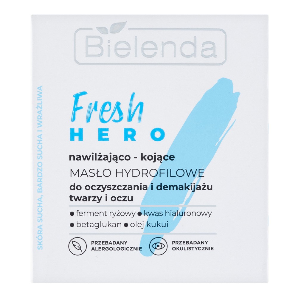 Bielenda Fresh Hero nawilżająco-kojące masło hydrofilowe do oczyszczania i demakijażu