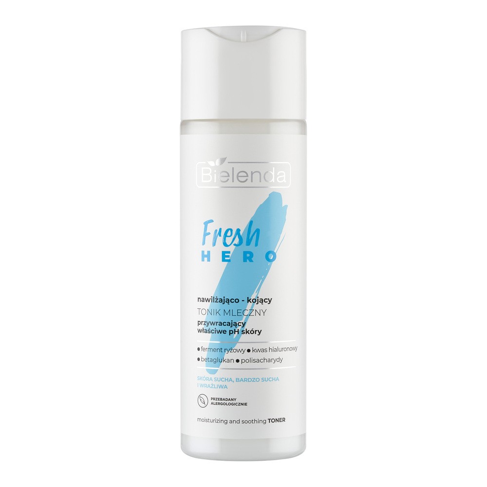 Bielenda Fresh Hero nawilżająco-kojący tonik mleczny 200ml