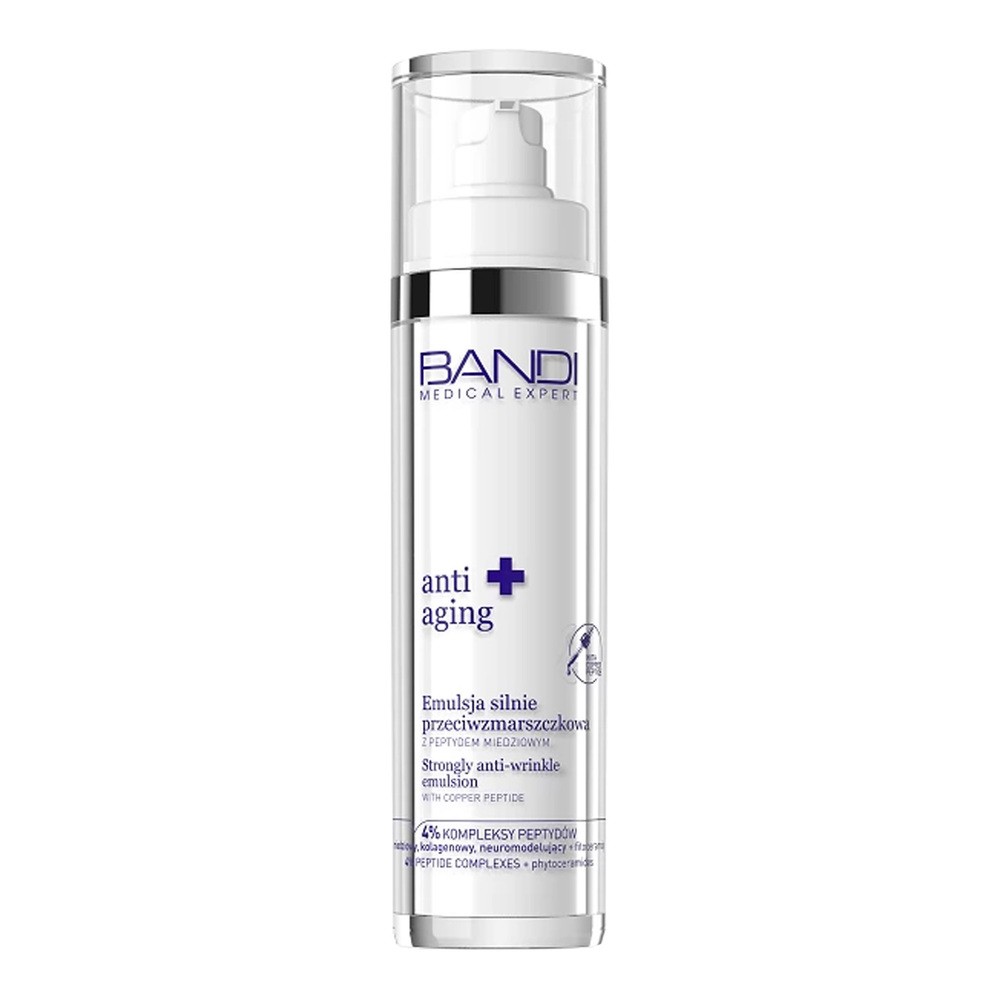 BANDI MEDICAL ANTI AGING Emulsja przeciwzmarszczkowa z peptydem miedziowym, 50ml