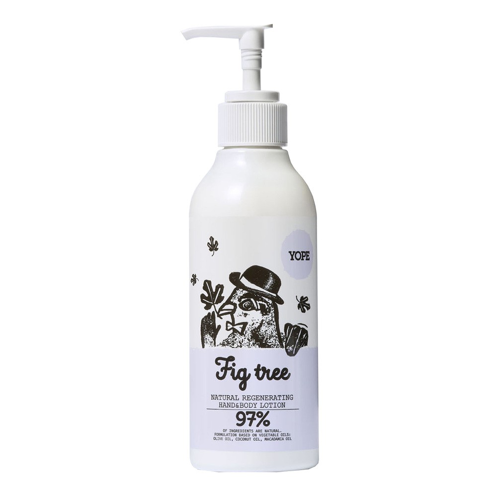 YOPE Naturalny balsam do ciała, 300 ml, drzewo figowe, balsam do ciała, balsam nawilżający, do suchej skóry, wegański, 97% z naturalnych składników