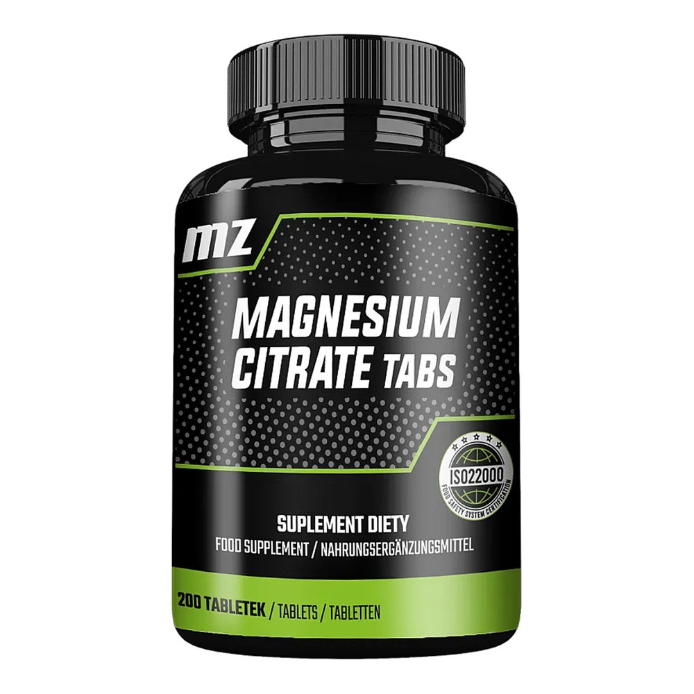 MZ-STORE MAGNESIUM CITRATE MAGNEZ 200 TABLETEK