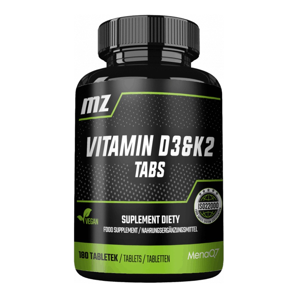 MZ-STORE VITAMIN D3 & K2 MK-7 180 TABLETEK