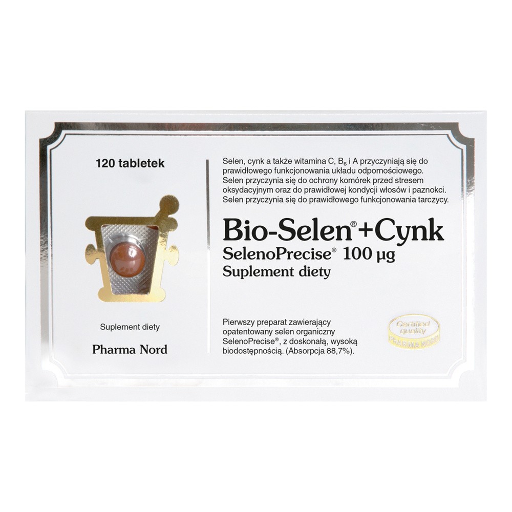 Pharma Nord Bio-Selen + Cynk, 120 tabletek