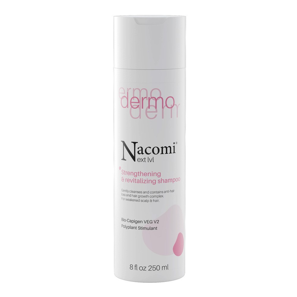 Nacomi Next Lvl Wzmacniający & Rewitalizujący Szampon do Włosów 250ml