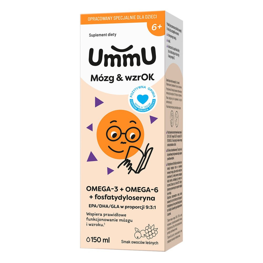 UmmU Mozg&Wzrok 6 + płyn 150 ml