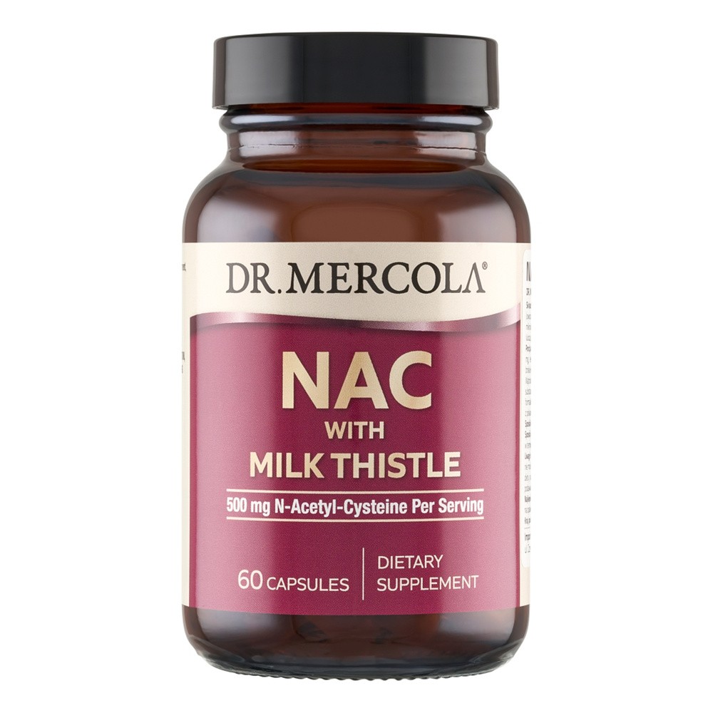 Dr Mercola NAC N-Acetylocysteina Ostropest Plamisty 60k