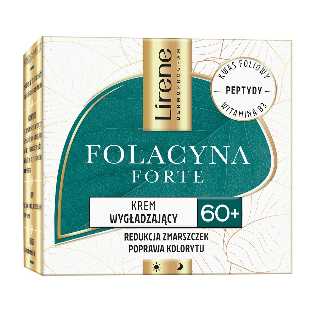 Lirene, Folacyna Forte krem wygładzający 60+, 50ml