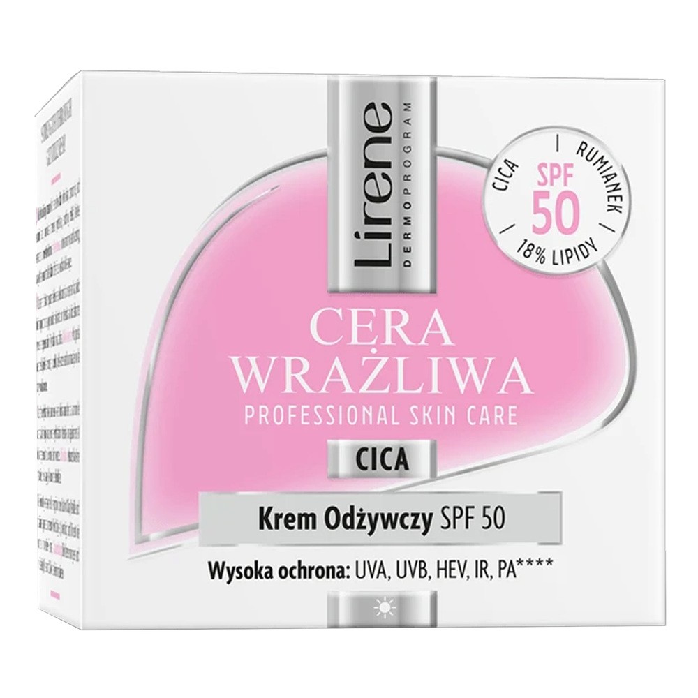 Lirene Cera Wrażliwa odżywczy krem do twarzy 50ml