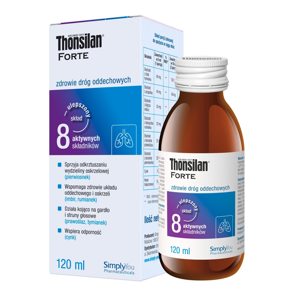 Simply You Thonsilan Forte syrop 120 ml