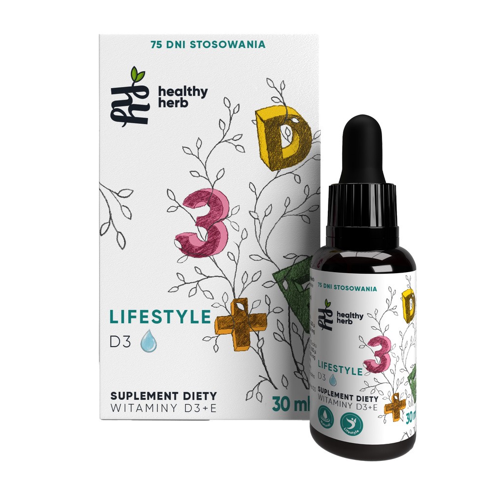 Healthy Herb Lifestyle D3, krople, 30 ml