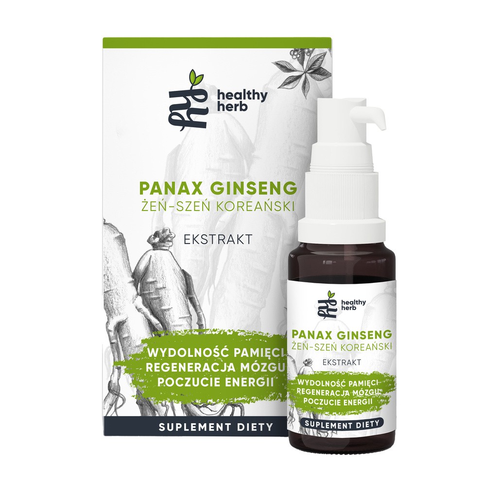 Healthy Herb Żeń-szeń Koreański ekstrakt, spray, 30 ml