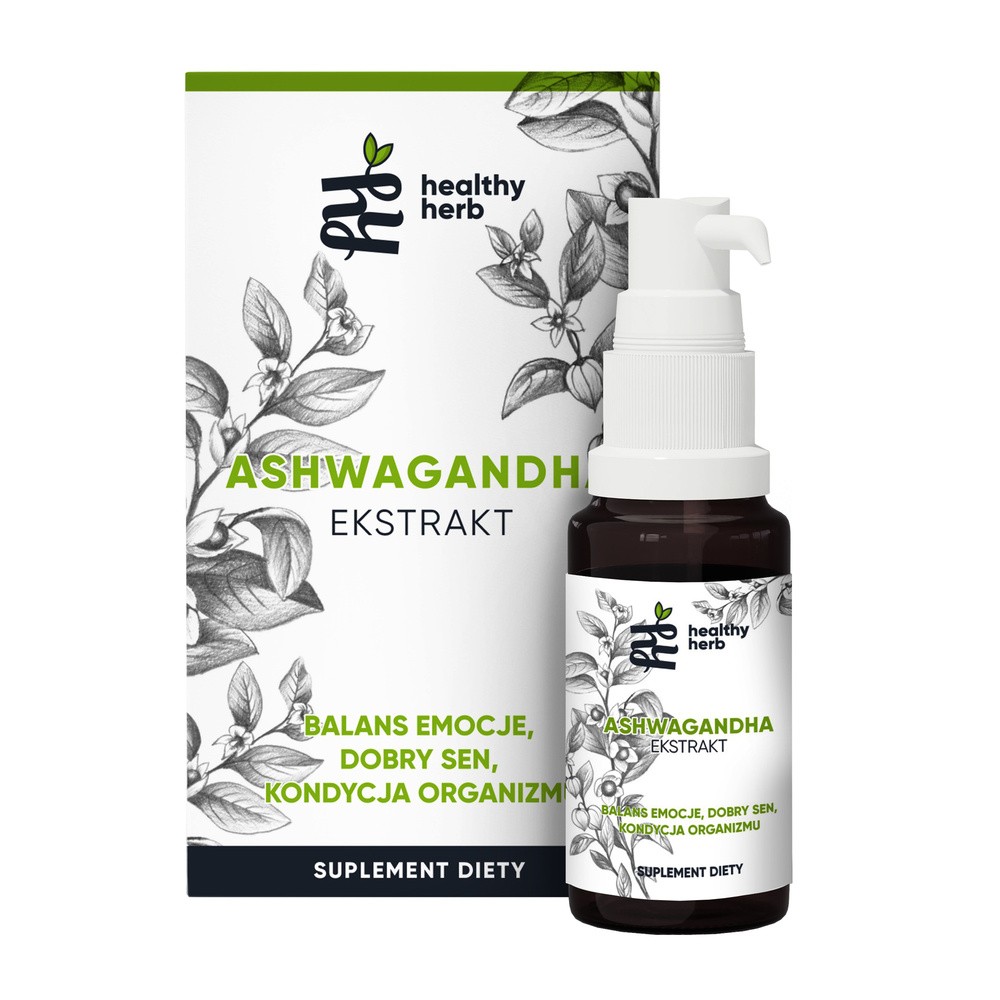 Healthy Herb Ashwagandha ekstrakt, spray, 30 ml