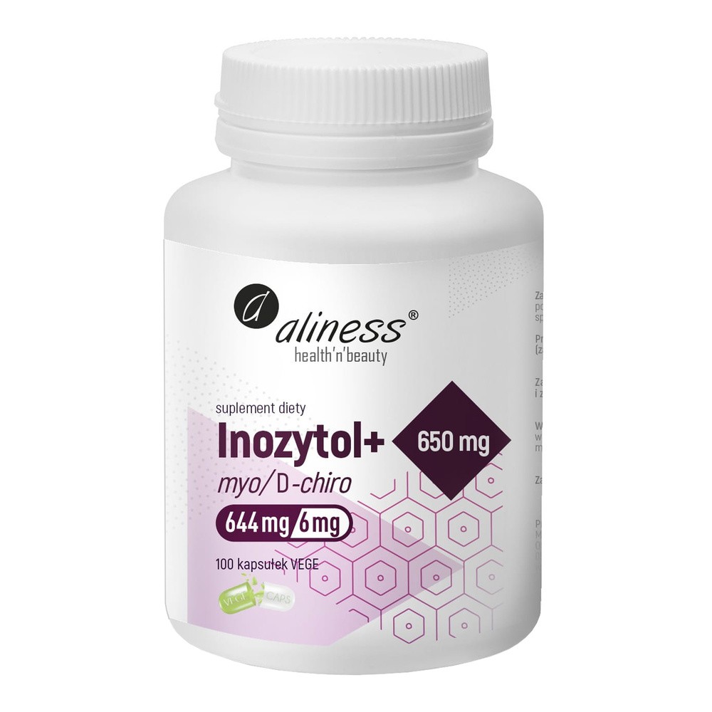 Aliness Inozytol 650 mg, 100 kapsułek vege