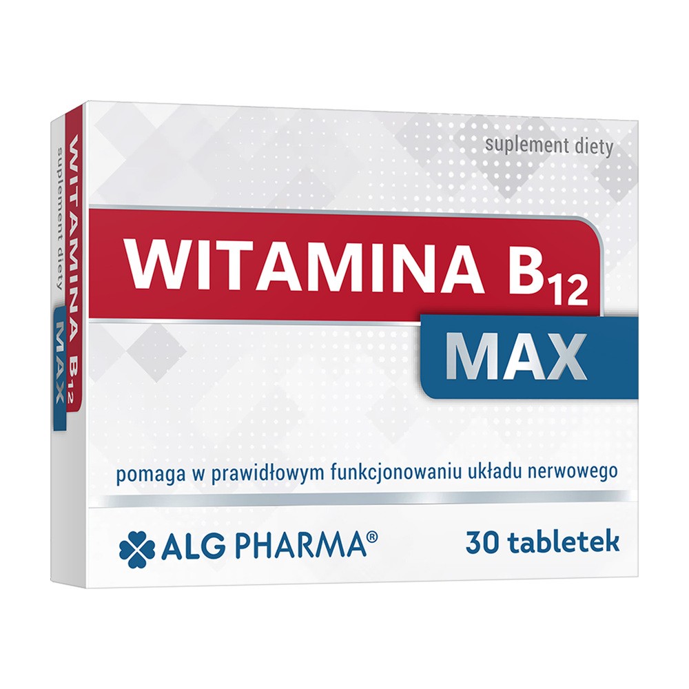Alg Pharma Witamina B12 Max, tabletki, 30 szt.