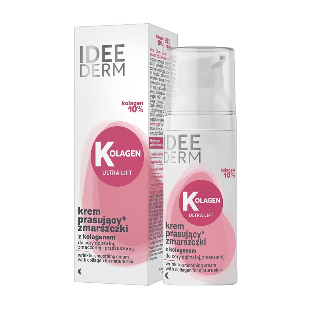 Idee Derm, krem prasujący zmarszczki, kolagen 10%, 50 ml