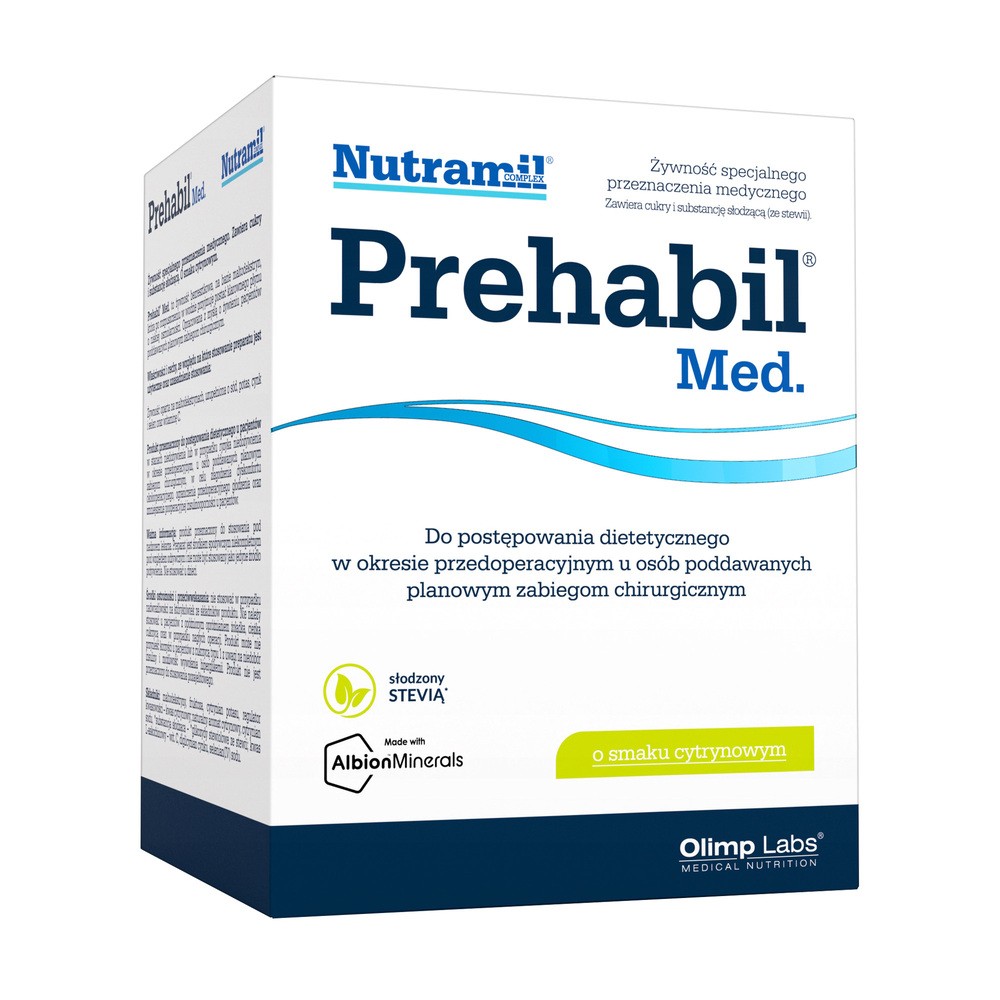 Olimp Nutramil PreHabil Med, preparat odżywczy, smak cytrynowy, 6 saszetek